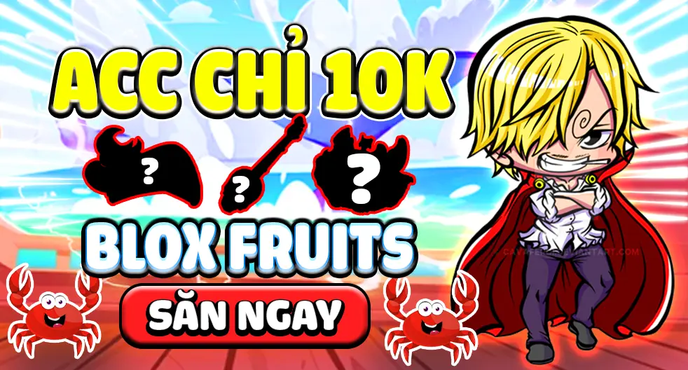 Thông tin tài khoản Blox Fruits: Random10k-14760